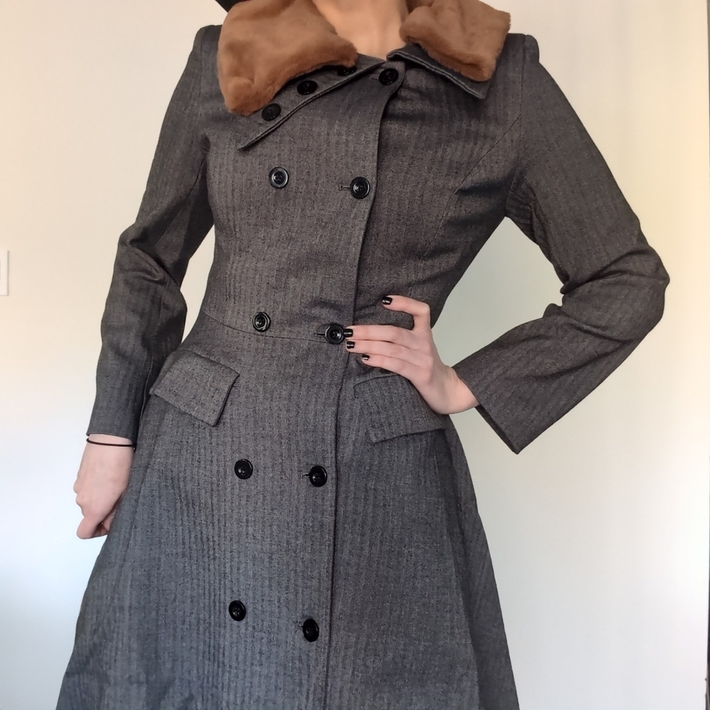 1930s Inspired Dress Coat